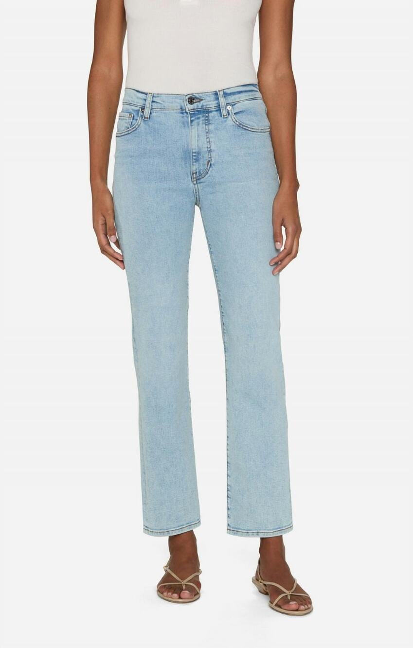 FRAME Le Sleek Straight Jean Tribute 27 NWT Minimalist Chic Elevated Casual